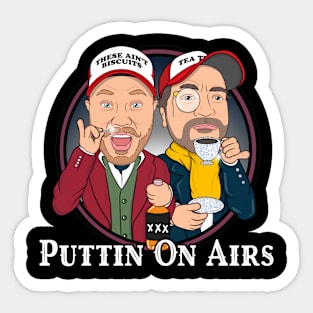 Puttin on Airs Logo Sticker